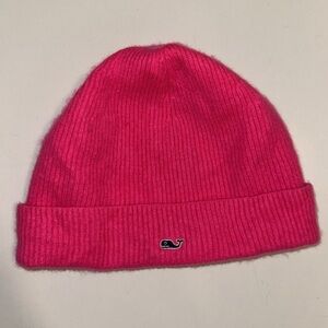 Vineyard Vines (NWOT) 100% Cashmere Beanie - Hot Pink